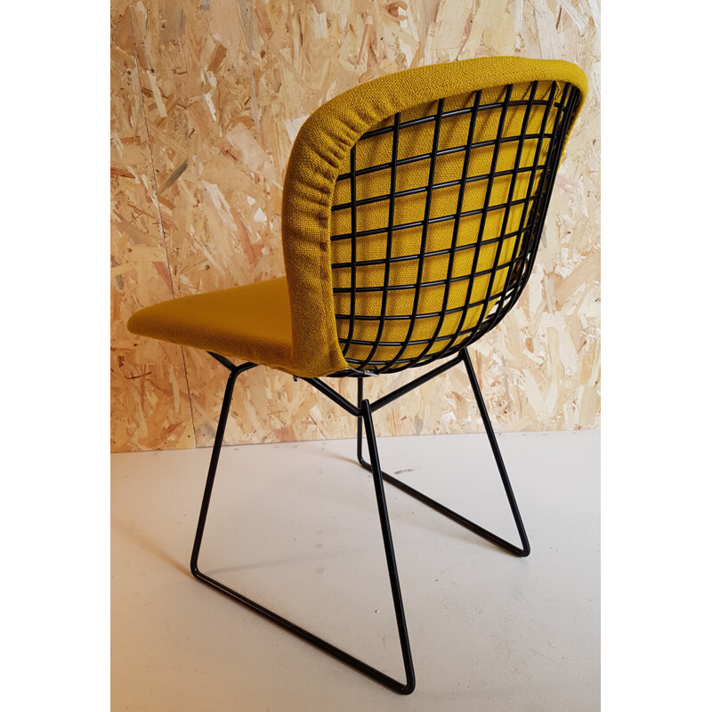 Black metal chair by Harry Bertoia for Knoll International - 1960s