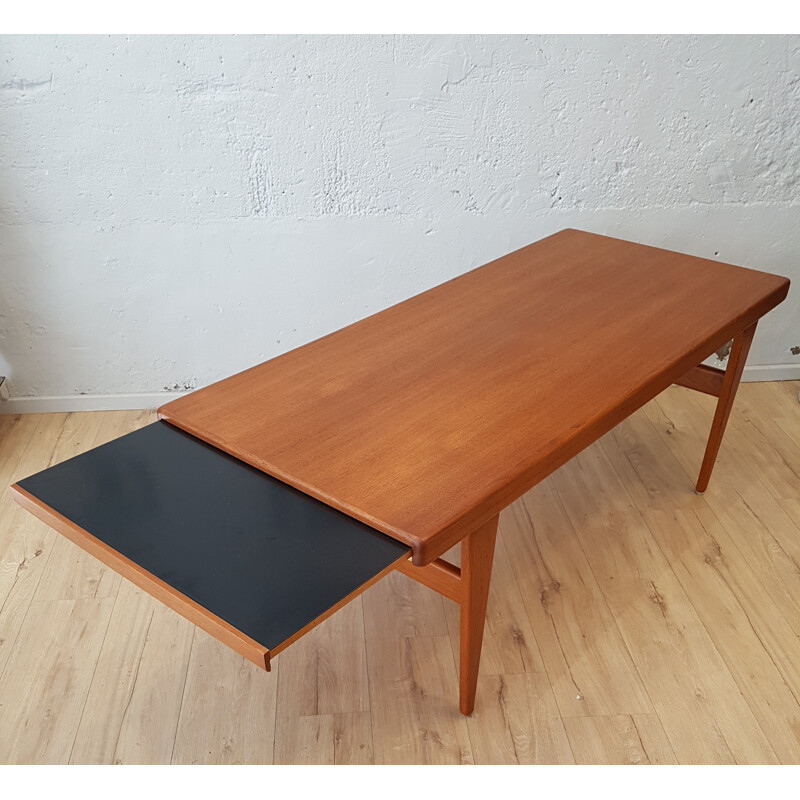 Danish teak coffee table by Johannes Andersen - 1960s