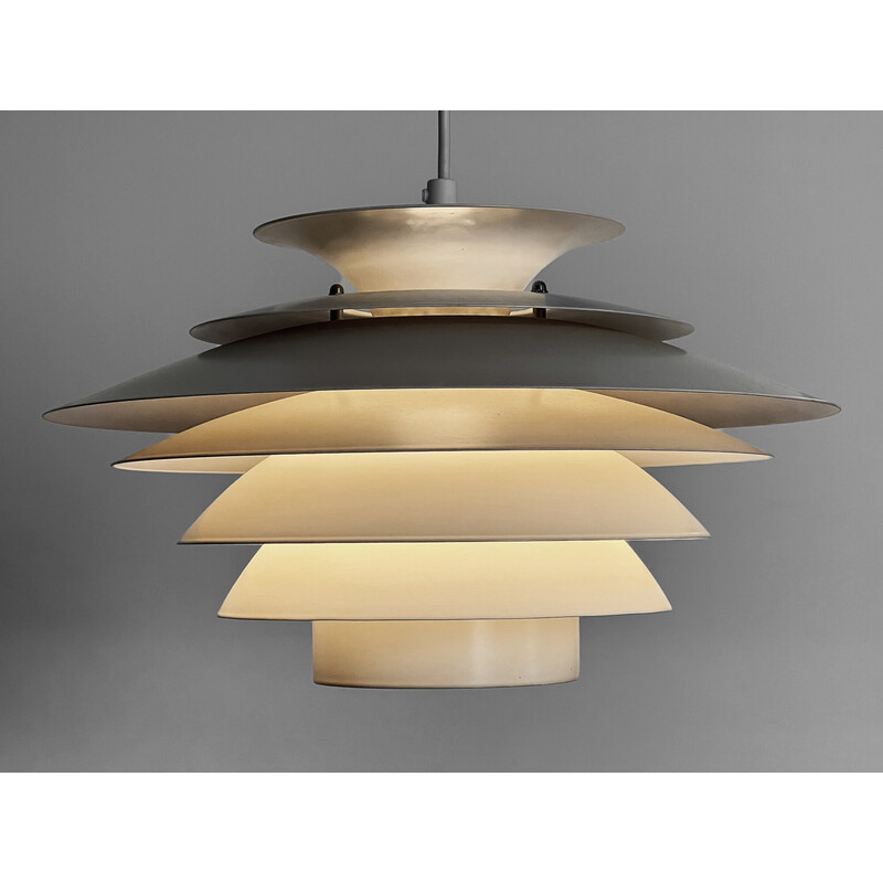 Suspension vintage "Sofia" multicouche   pour Design Light A/S., Danemark 1970