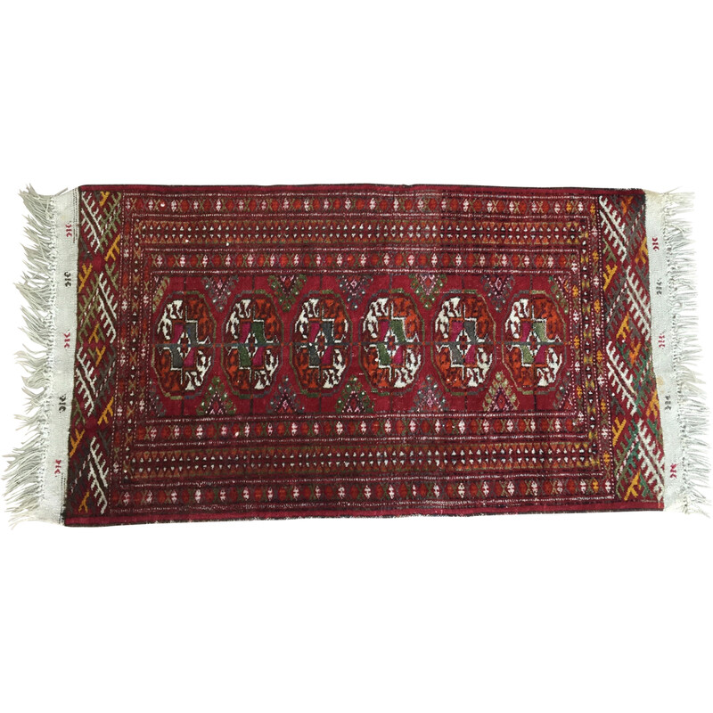 Vintage Bohemian wool rug