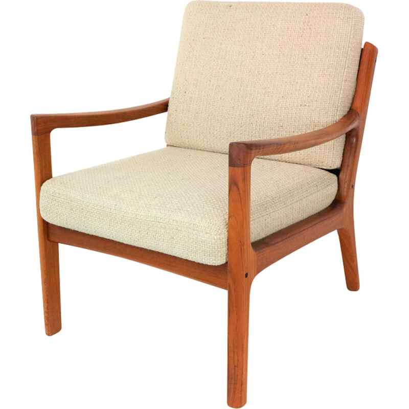 Senator Lounge Chair in Teak by Ole Wanscher - 1960s