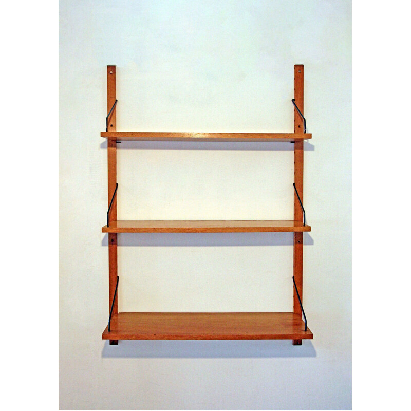 Vintage modular wall shelf by Poul Cadovius, Denmark 1960