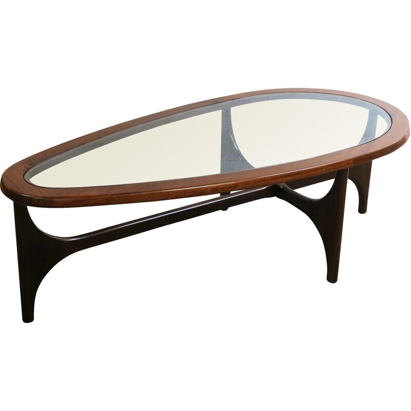 Tear-drop oval Coffee Table by Stonehill - 1960s