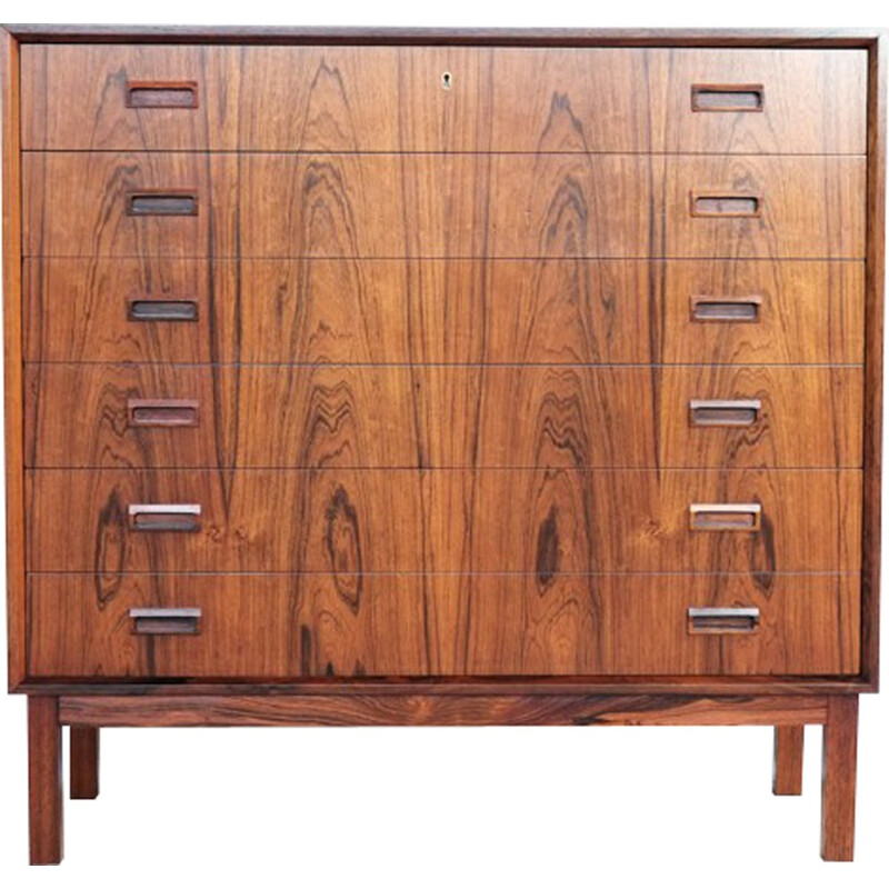 Large Danish chest of drawers in rosewood - 1960s