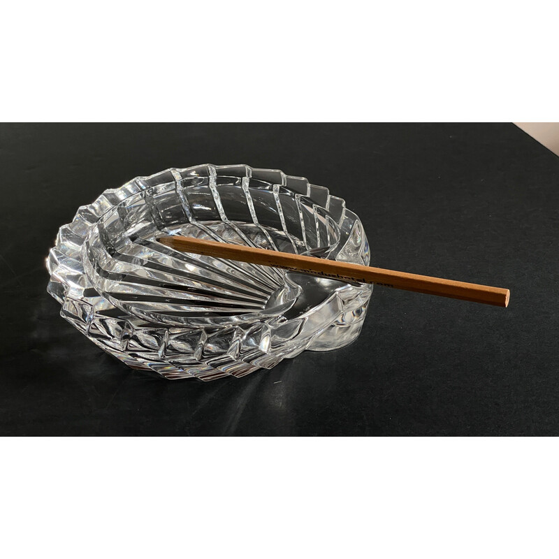 Vintage crystal ashtray