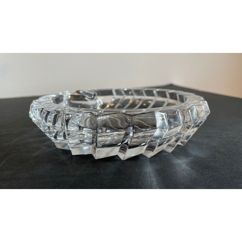 Vintage crystal ashtray