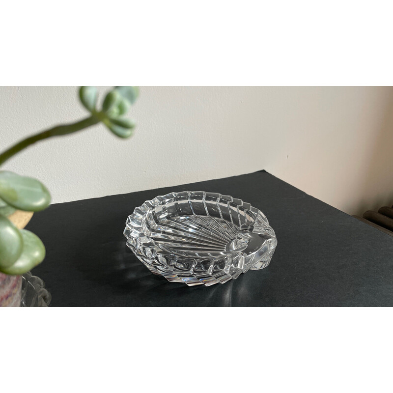 Vintage crystal ashtray