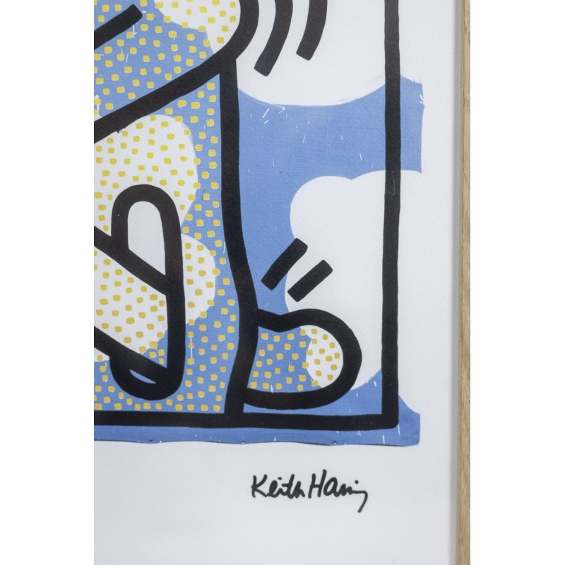 Sérigraphie vintage de Keith Haring, USA 1990