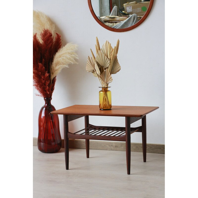 Vintage solid teak coffee table by Lb Kofod Larsen for G-Plan, UK 1960