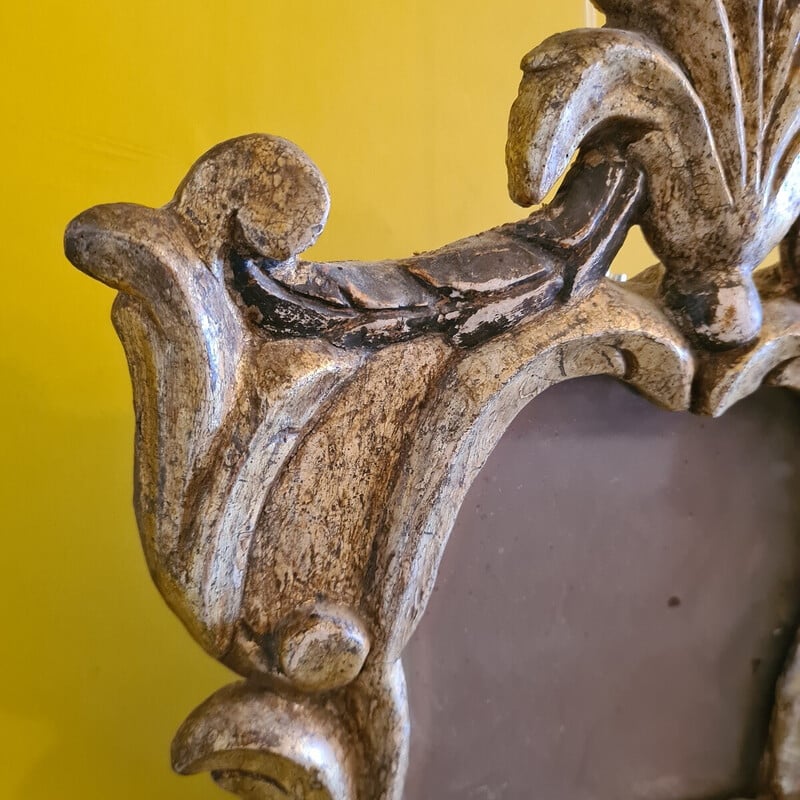 Moldura de madeira dourada vintage, Itália
