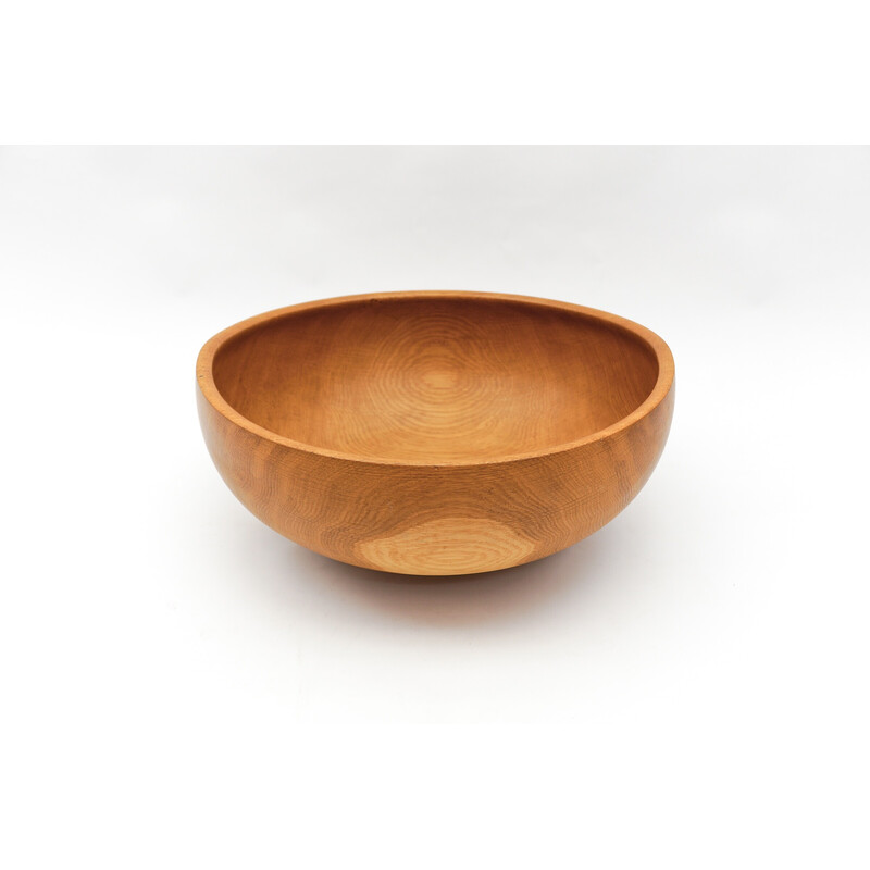 Vintage oak bowl by K. Weichselbaum, Germany 1999