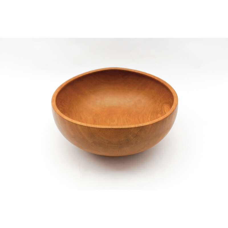 Vintage oak bowl by K. Weichselbaum, Germany 1999