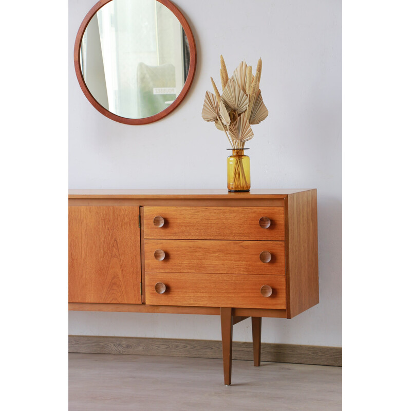 Vintage teak and walnut sideboard for Castle, England 1960