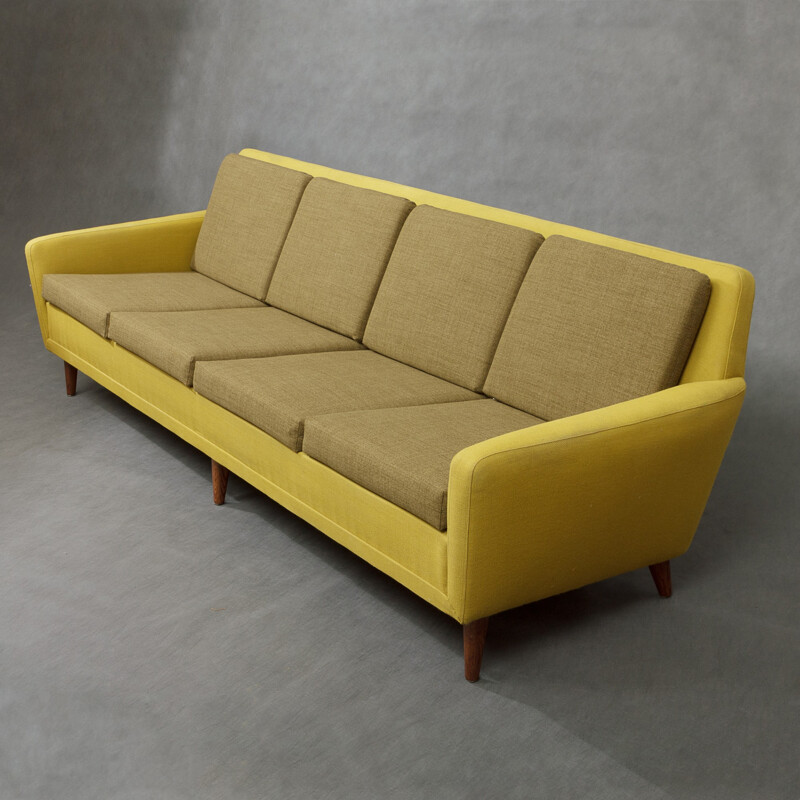 Dux green 4 seater sofa by Folke Ohlsson - 1960s