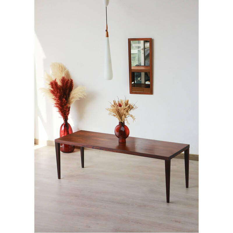 Table basse vintage en palissandre avec rallonge double, Danemark