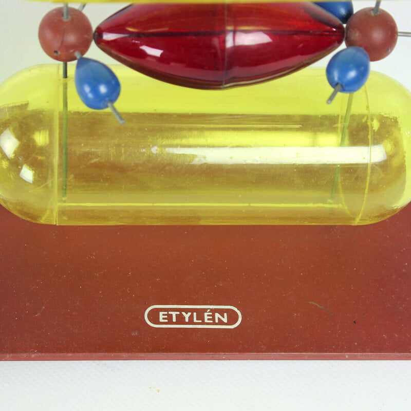 Vintage school model in ethylene plastic, Czechoslovakia 1960