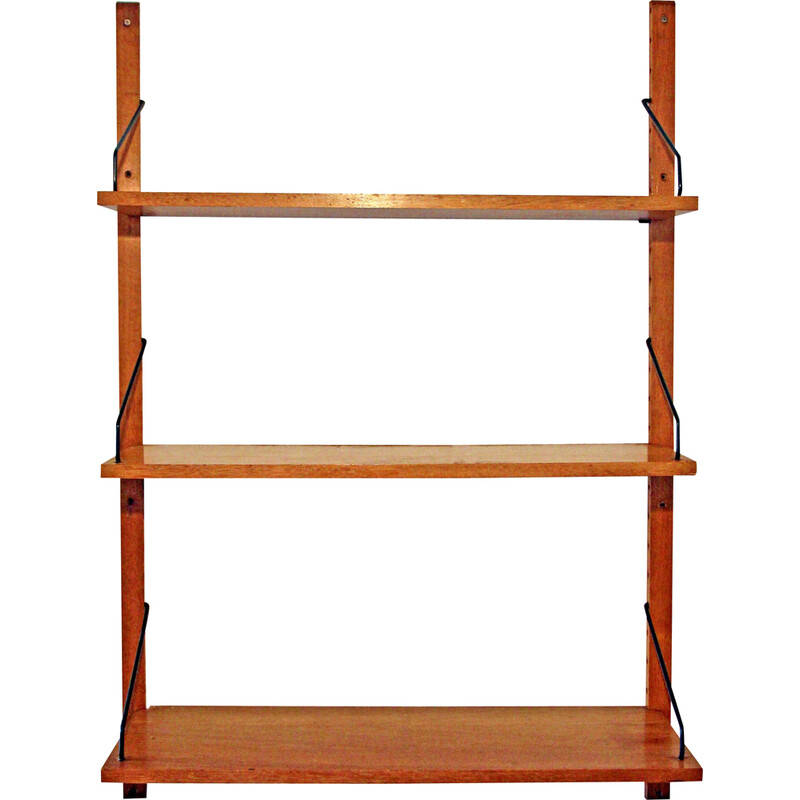 Vintage modular wall shelf by Poul Cadovius, Denmark 1960