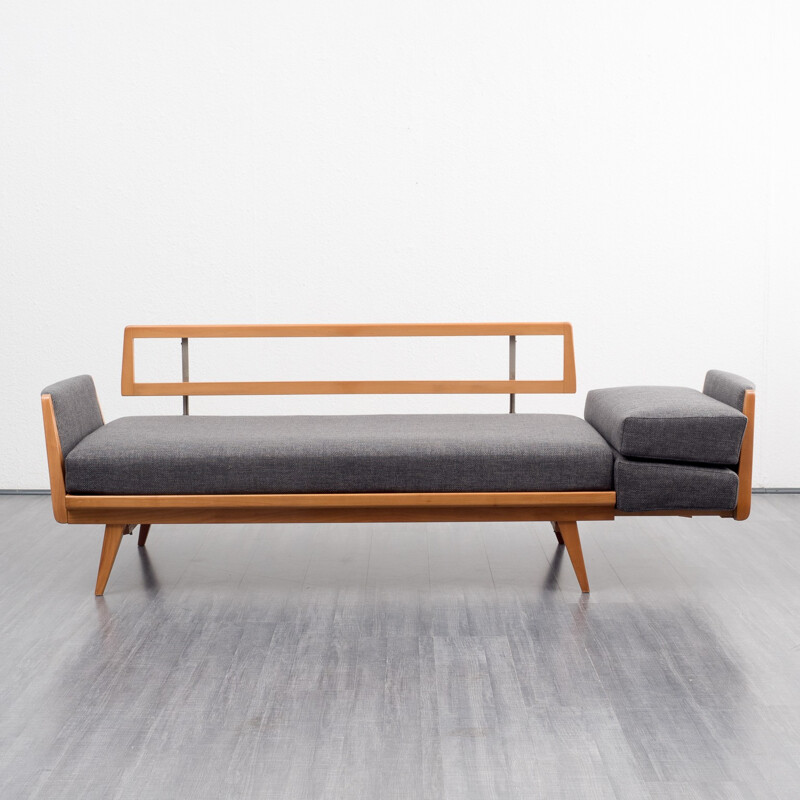 Canapé-lit gris de Knoll Antimott - 1950