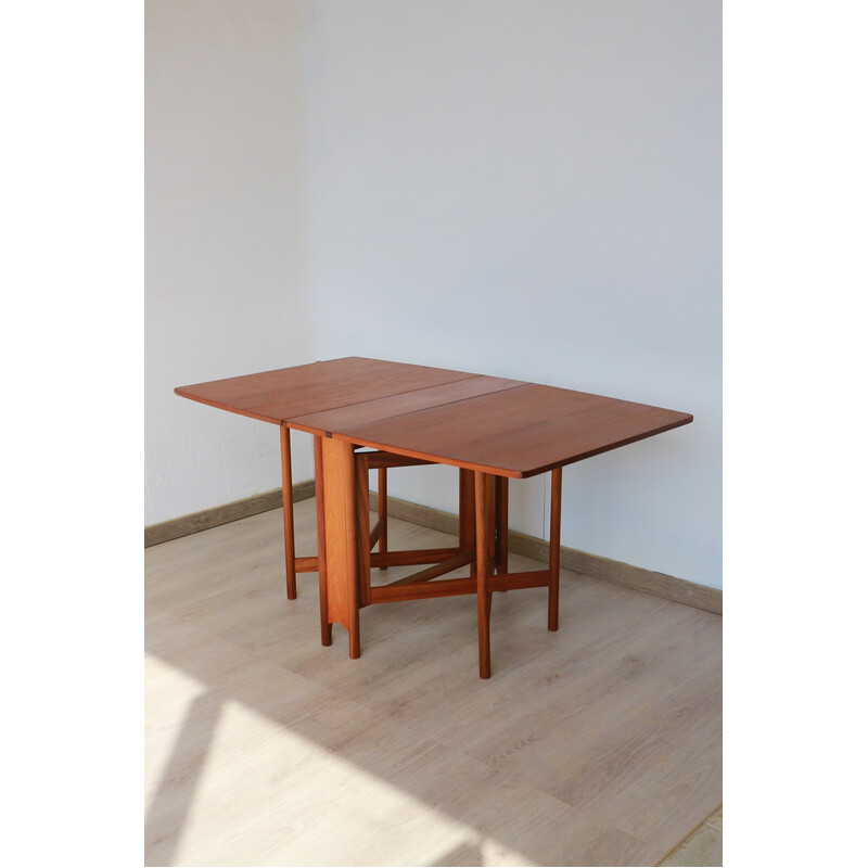 Vintage rectangular teak wood table for McIntosh, Scotland 1960