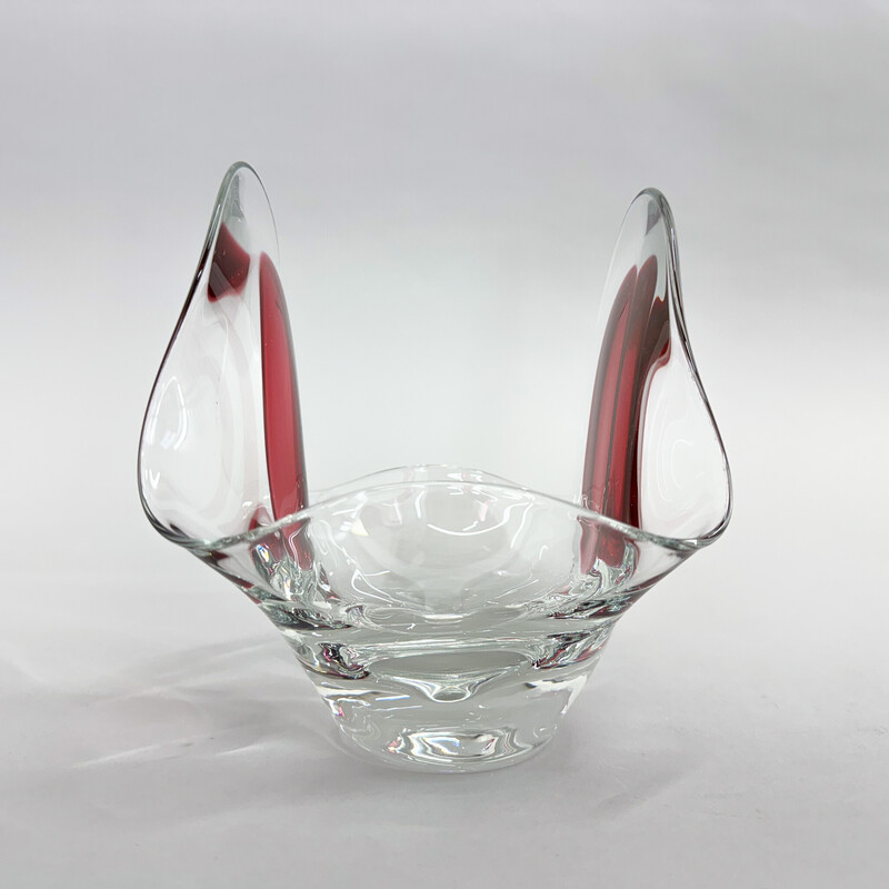 Set van 5 vintage glazen door Jaroslav Tabara voor Lednicke Rovne Glassworks, Tsjechoslowakije 1970