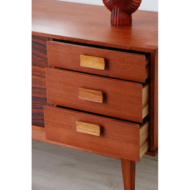 Vintage teak and rosewood sideboard, England 1960