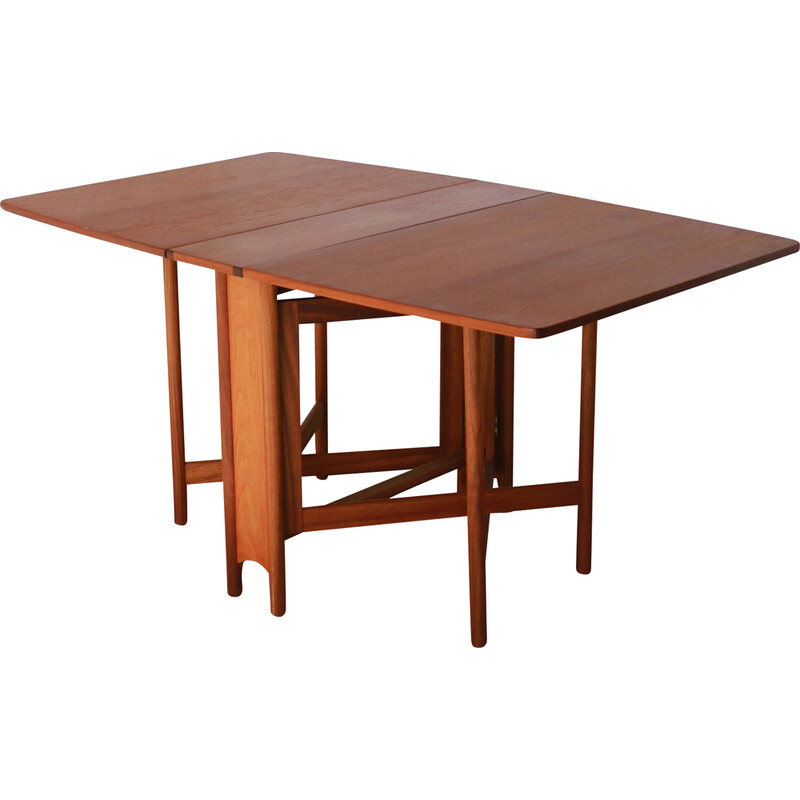 Vintage rectangular teak wood table for McIntosh, Scotland 1960