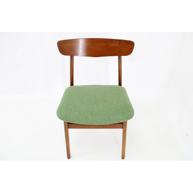Satz von 3 Stühlen aus Teakholz, Dänemark 1960