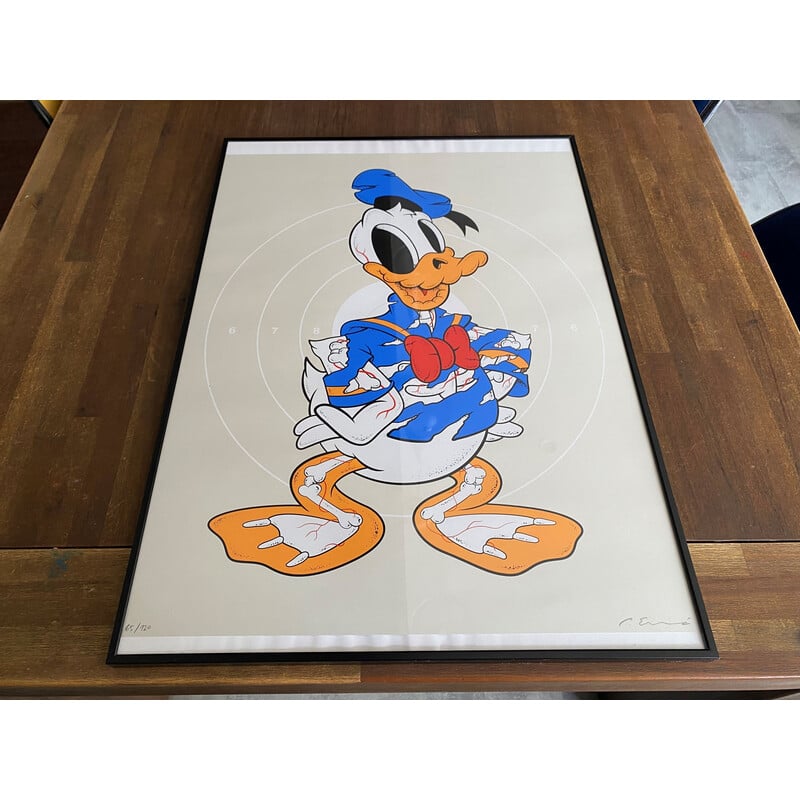 Vintage-Gemälde "Creepy Duck", 2018
