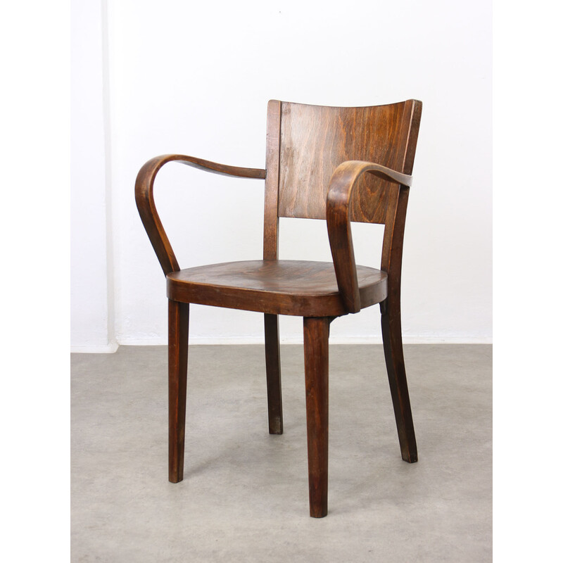 Vintage-Sessel Modell B47 aus gebogenem Holz von Michael Thonet, 1920