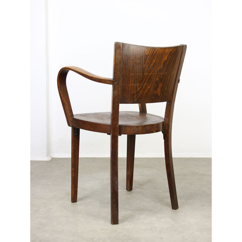 Vintage model B47 armchair in bent wood by Michael Thonet, 1920