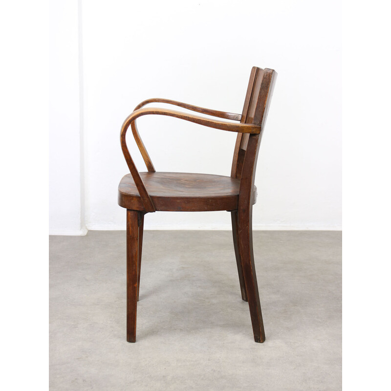 Vintage model B47 armchair in bent wood by Michael Thonet, 1920