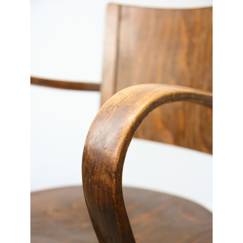 Vintage-Sessel Modell B47 aus gebogenem Holz von Michael Thonet, 1920