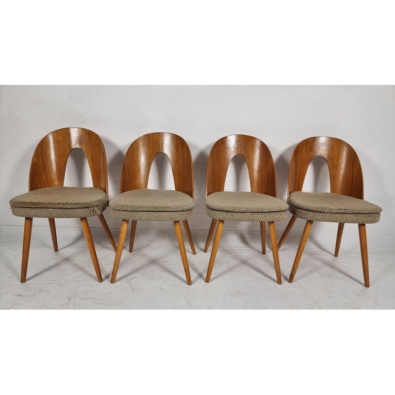 Lot de 4 chaises vintage par Antonin Suman, 1960