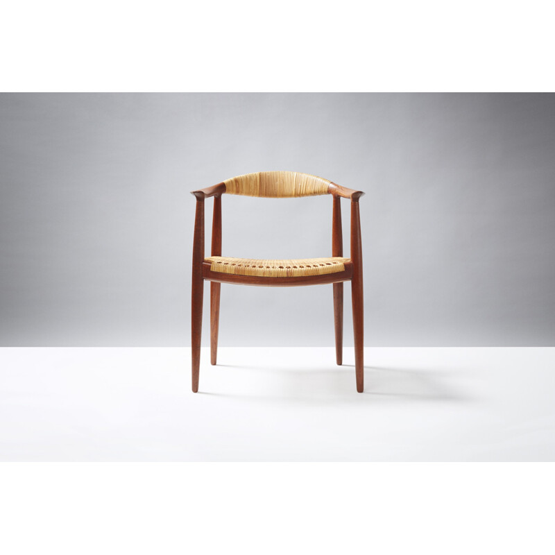 Teak JH-501 chair by Hans J. Wegner for Johannes Hansen - 1940s