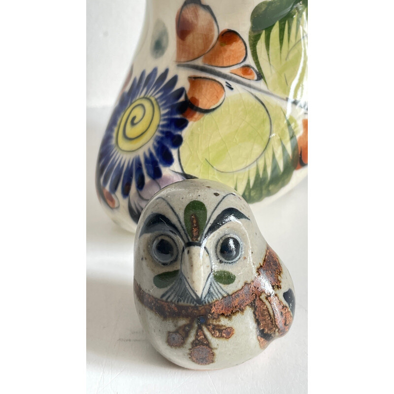 Pair of vintage ceramic owls