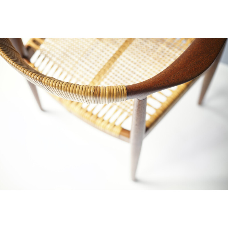 Teak JH-501 chair by Hans J. Wegner for Johannes Hansen - 1940s