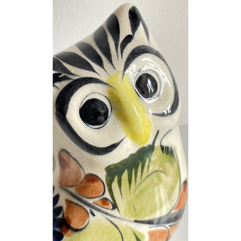 Pair of vintage ceramic owls