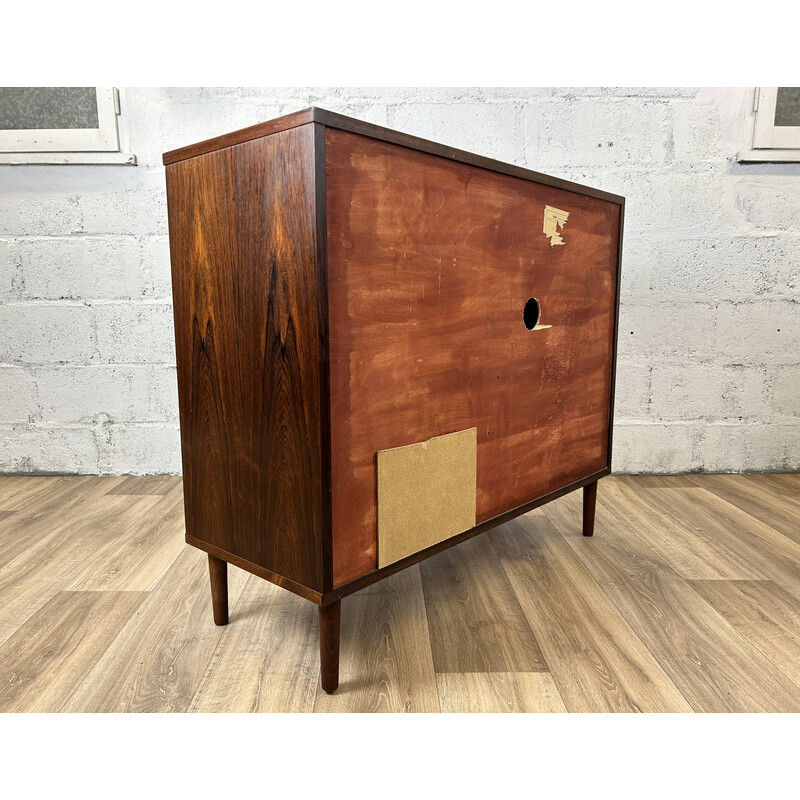 Vintage high sideboard in rosewood, Denmark 1960