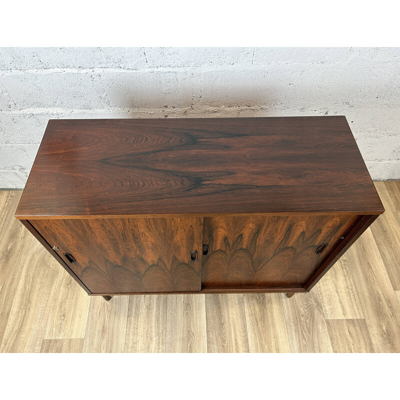 Vintage high sideboard in rosewood, Denmark 1960