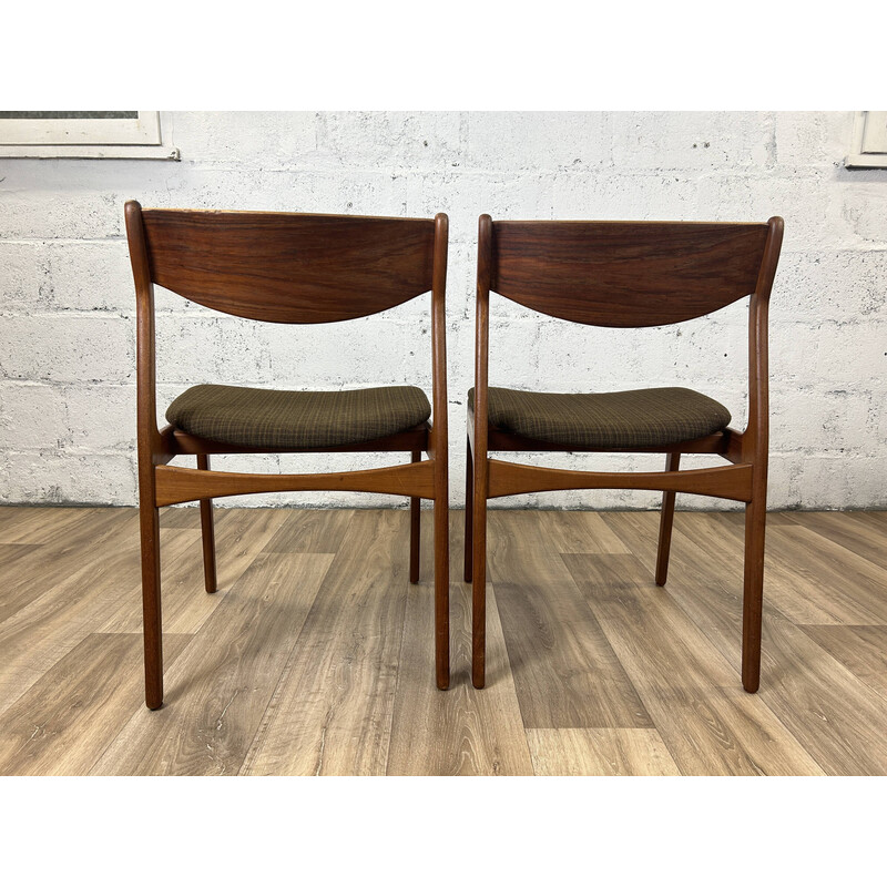 Set of 4 vintage teak dining chairs for Farsø Stolefabrik, Denmark 1960