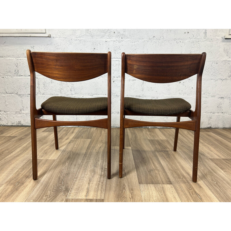 Set of 4 vintage teak dining chairs for Farsø Stolefabrik, Denmark 1960