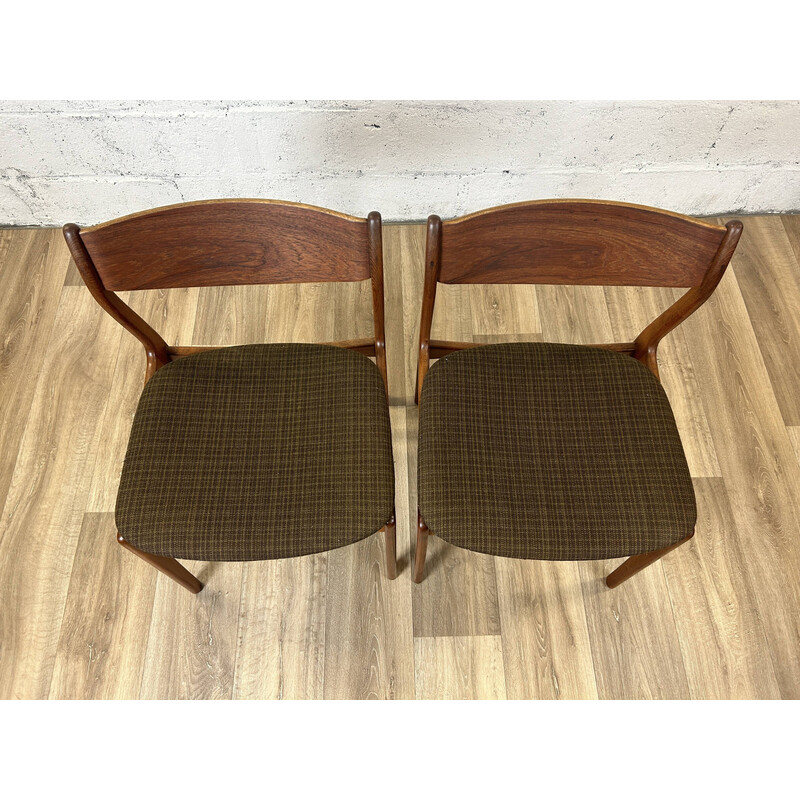 Set of 4 vintage teak dining chairs for Farsø Stolefabrik, Denmark 1960