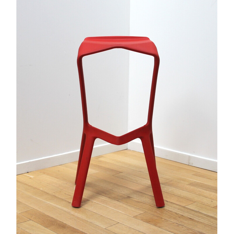 Set of 3 vintage Miura Prank stools in polypropylene by Konstantin Grcic