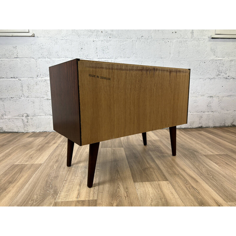 Vintage low chest of drawers in rosewood for Westergaards Mobelfabrik, Denmark 1960