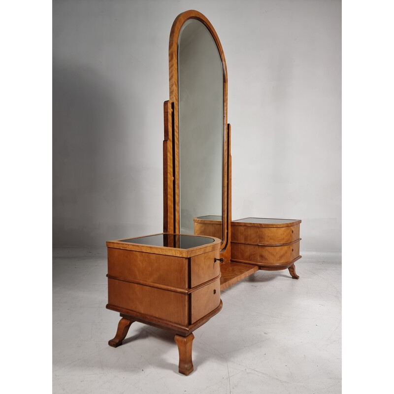 Vintage Art Deco dressing table, 1950