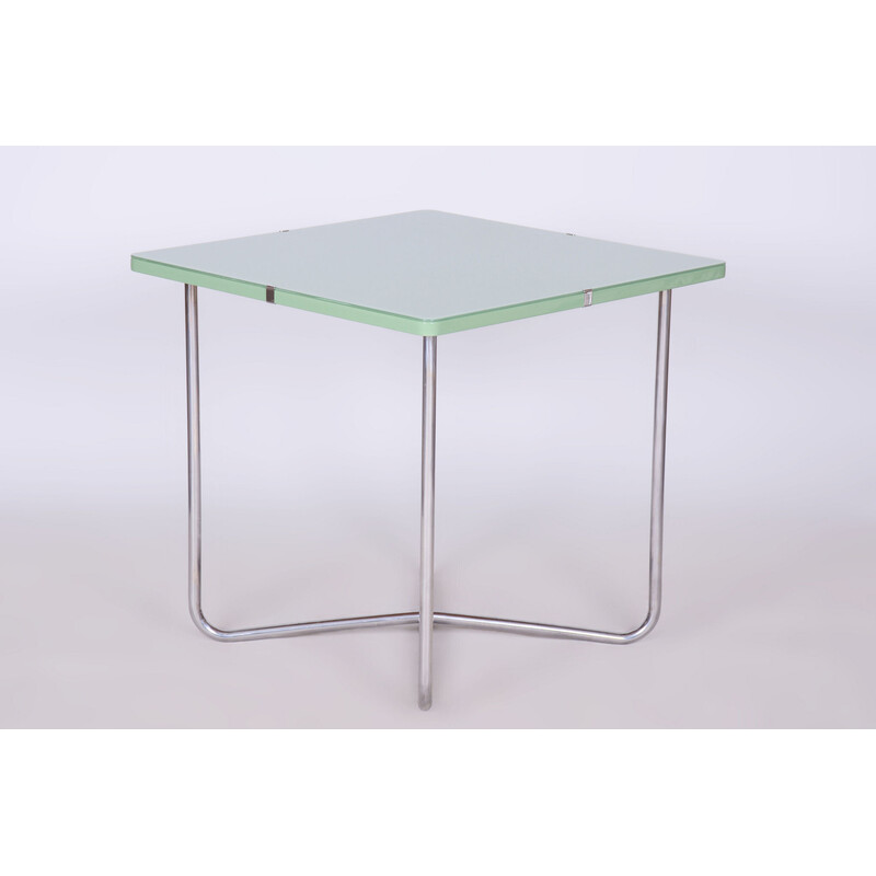 Bauhaus vintage table in chrome steel for Hynek Gottwald, Czechoslovakia 1930