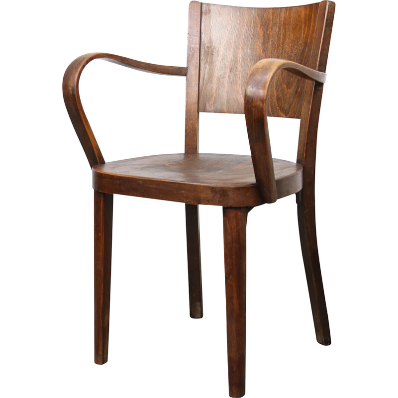 Vintage model B47 armchair in bent wood by Michael Thonet, 1920