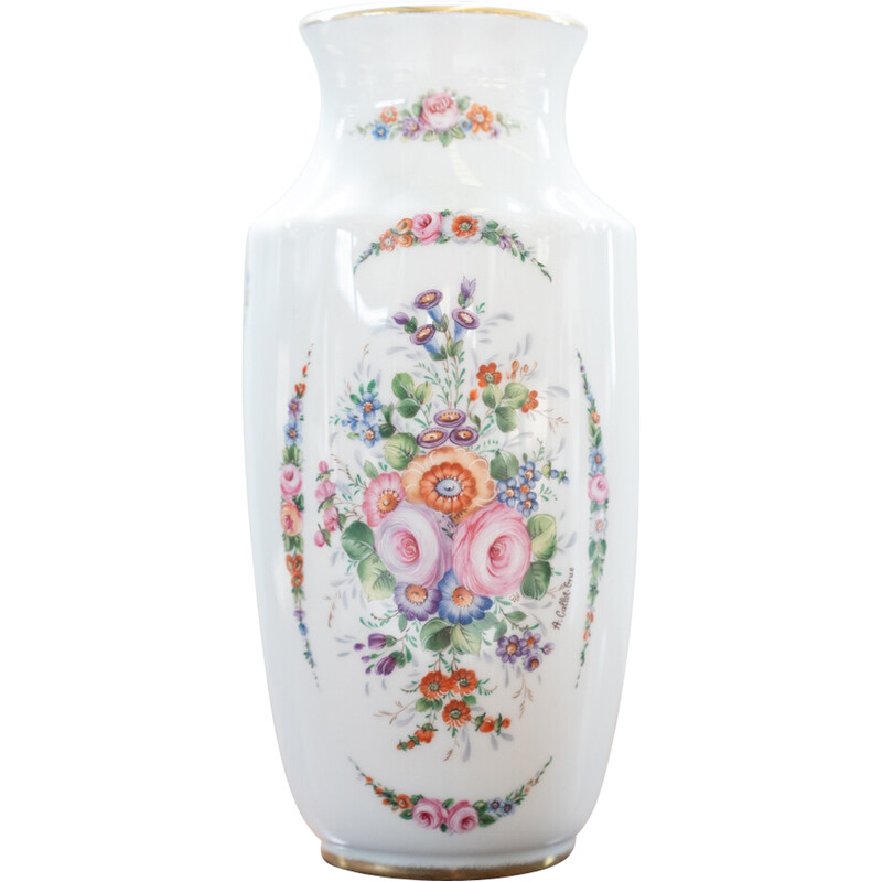 Vase vintage de forme amphore, France 1971