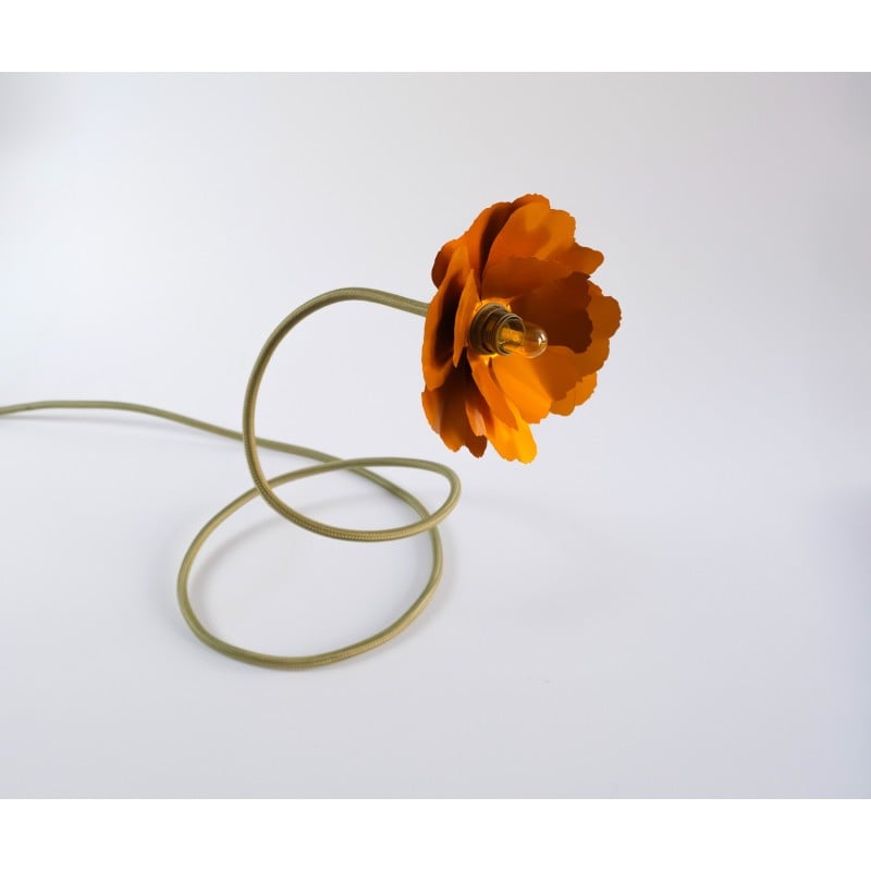 Vintage-Lampe mit flexiblem Stiel und Blumen von Helena Christensen für Habitat Collection, 2004