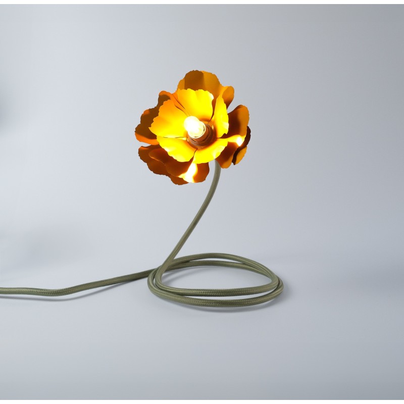 Lámpara vintage de flores de tallo flexible de Helena Christensen para Habitat Collection, 2004